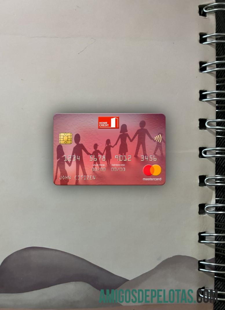 Rússia Home Credit Bank Mastercard Photolook Front exemplo